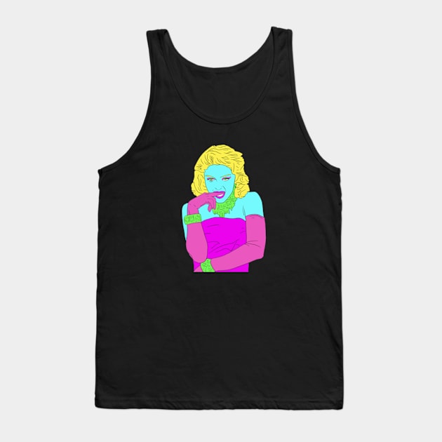 Material Girl Tank Top by NickiPostsStuff